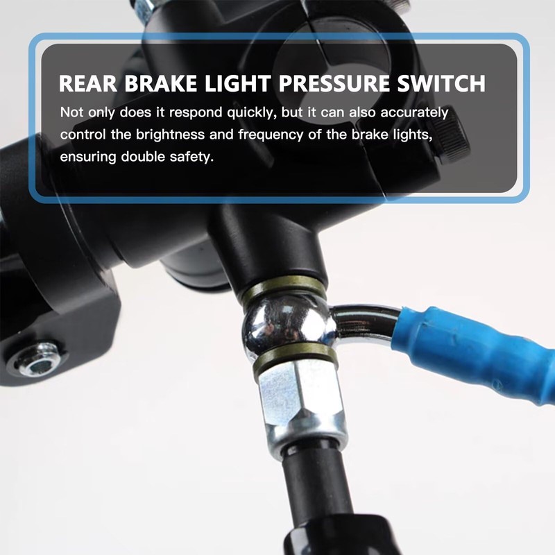 Universal Hydraulic Brake Light Switch for Banjo Bolt M10x1.25 Pitch