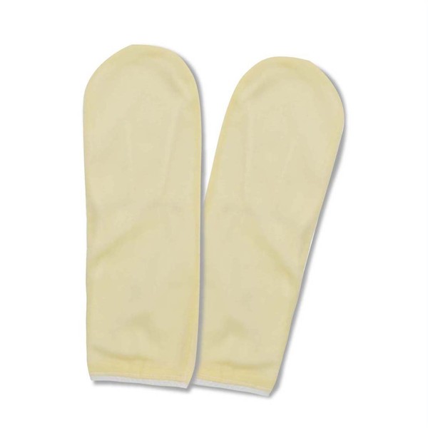 Japanese Puff Doggie Baby Doctor Mittens WL 4 Years Old to Adult, For Atopic Skin, White, 2 Pack (x1)
