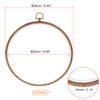 PATIKIL 8inch Embroidery Hoop, 6pcs Cross Stitch Hoop Rubber Imitated