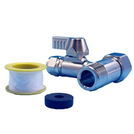 304 Stainless Steel Feed Water Adapter Water Line Splitter G3/8xG3/8x3/8"RO Tube Connector for Reverse Osmosis Systems (Home/Commercial Use) Refrigerator,Ice Maker