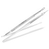 Profi Kosmetik-Instrument Komedonenquetscher Set 2 Schlaufen + Milienmesser