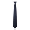wlertcop 1pc Navy Blue Tie for Men's, Clip-on Ties Solid