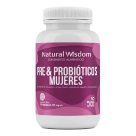 Pre & Probioticos Mujeres 10 Billones Colageno | 180 Caps Nw