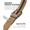 Tonywell Men's Leather Ratchet Belt, 1 3/8" Adjustable Dress Belt,