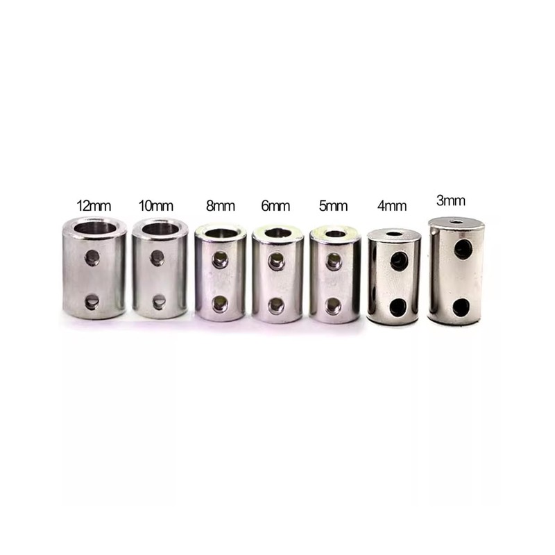 Rigid Coupling Shaft Coupling Connector 3/3.17/4/5/6/6.35/7/8/10/12 mm Hole Selection, Bore