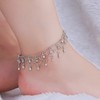 Aheli Gold Plated Cubic Zirconia Studded Anklet Stylish Payal Fashion
