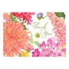 Caspari Summer Blooms Thank You Notes - 16 Note Cards