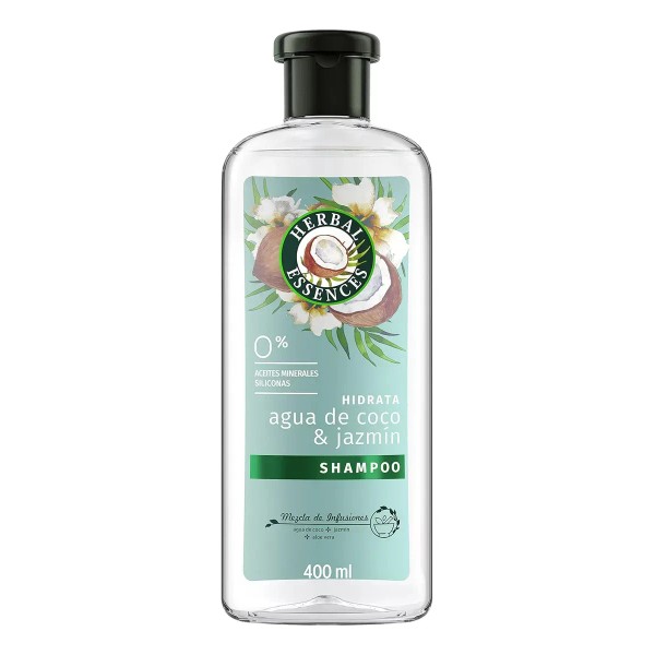 Shampoo Herbal Essences Hidrata, Agua De Coco & Jazmín 400ml