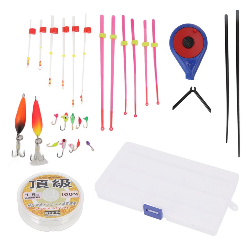 Mini Ice Fishing Rod Reel Combo Portable Ice Fishing Pole
