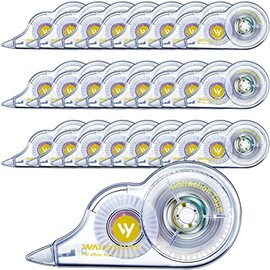 60 Pack White Correction Tape, Easy to Use Applicator for Corrections, 39 Feet Each Correct Correction Tape for School Office Home Supplies