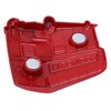 3Pcs Bus Fridge Magnet Red Bus Design Bright Colors Magnetic