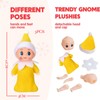 3pcs Christmas Elf Baby Mini Dolls,Christmas Baby Elves Twins Cute