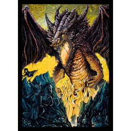 MTG Sleeves 50 MTG Standard Card Sleeves to Protect your Deck - Dragon Into the Fire