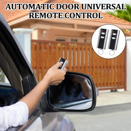 Pack of 2 hand transmitters compatible with standard steel, garage door opener, suitable for standard steel Entrematic RCU 433-2, RCU 433-4, EA433 2KM, EA433 2KS, T433-4, compatible with