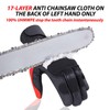 SAFTA Chainsaw Gloves, Cut Resistant Gloves with 17-Layer Protection on