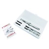 Monza 3 Fountain Pen Set (Crystal Clear) - Medium, Fine,