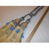 Lee Jofa Carousel 11.5" Double Tassel Tieback Yellow Blue for