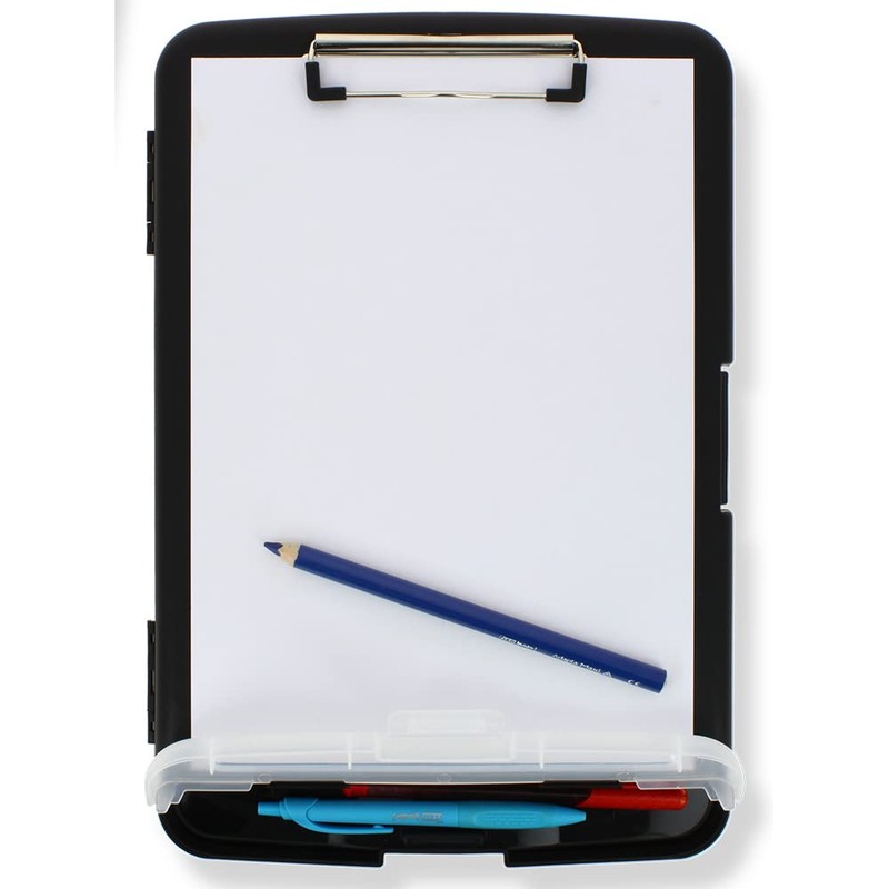 Grafoplás Plastic Clipboard with Clip A4 Pen and Sheet Organiser
