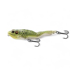 Frog Walking Topwater Bait 7/8Oz 7/8Oz Green Yellow Fishing Lures Bass Jigging Bait Jig Lure Weedless Soft Plastic Swimbait Accessories Freshwater