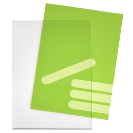 DIN A4 High (210 x 297 mm) Acrylic Glass Poster Bag for Single Sheets / Info Pocket / Sheet Holder / Poster Holder / Sign Holder / Price Label Holder / Transparent Zeigis®