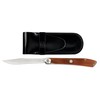 KAI FOLDING STEAK KNIFE W/ROSEWOOD (PAKKA WOOD) HANDLE