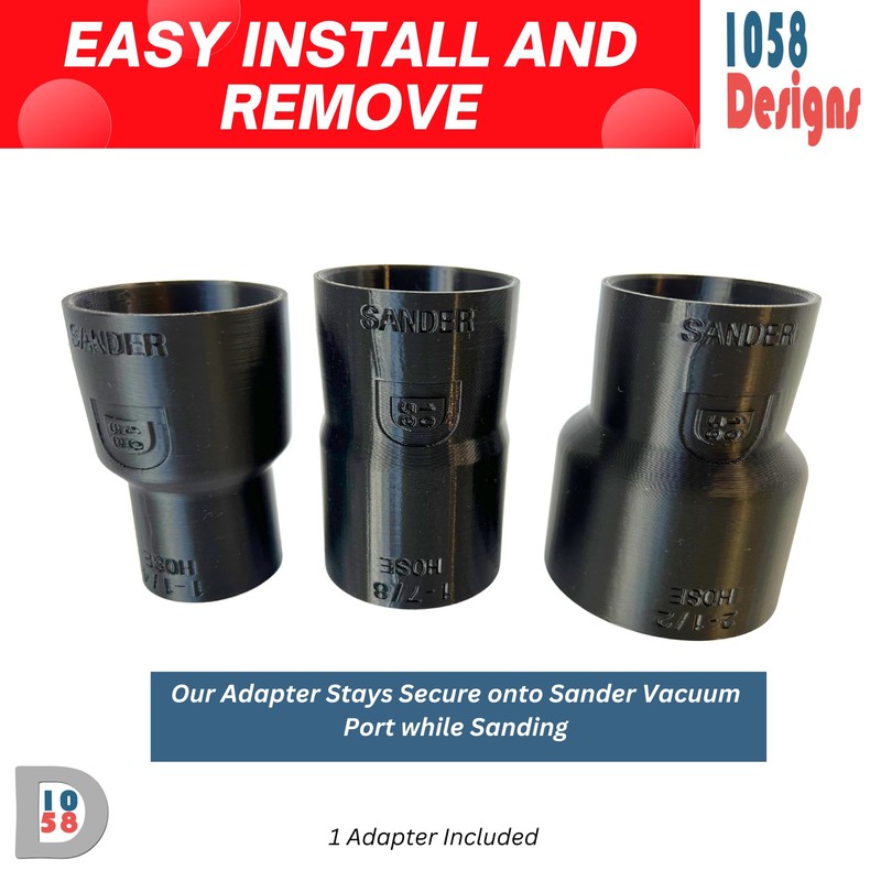 1058 Designs - Sander Vacuum Adapter for CRAFTSMAN 5" Random