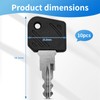 Stapler Key 801 for Linde Forklift - Construction Machinery Key
