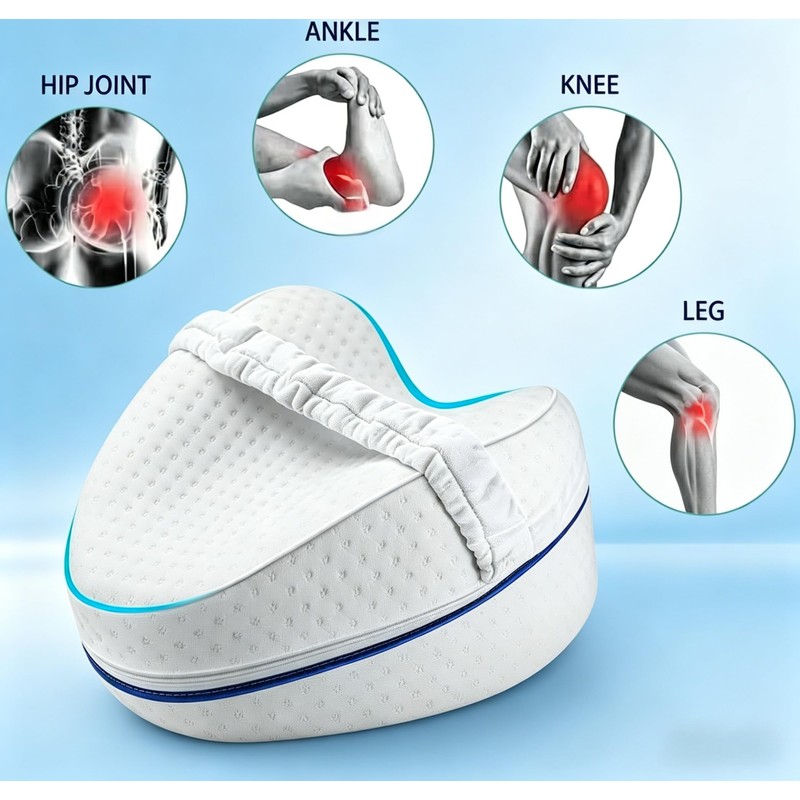 WSTELHH Ergonomic Knee Pillow for Sleeping on Side,Knee Pillow for
