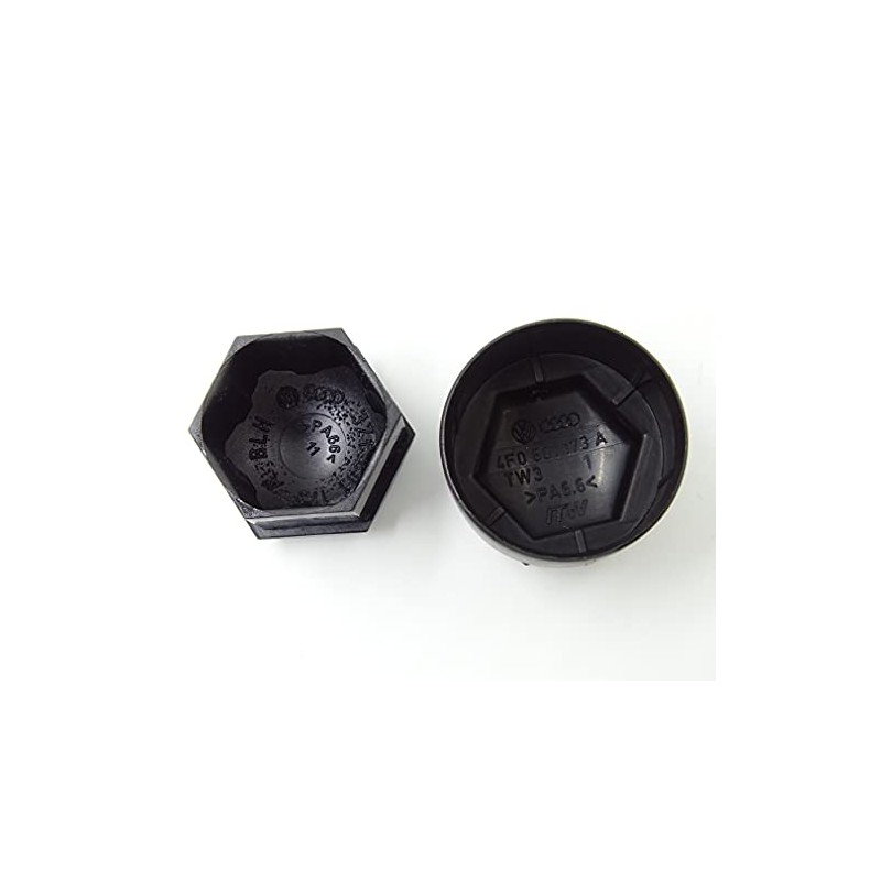 Skoda Alloy Wheel Nut Caps 17mm Matt Black