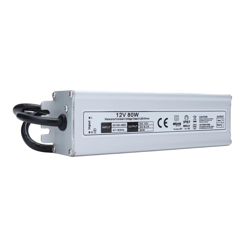 Waterproof IP67 Power Supply High Efficiency Safe Stable Multiple Protection