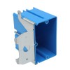 XGGYA Outlet Box Adjustable,Blue Single Gang Box,21 Cubic Inch Plastic