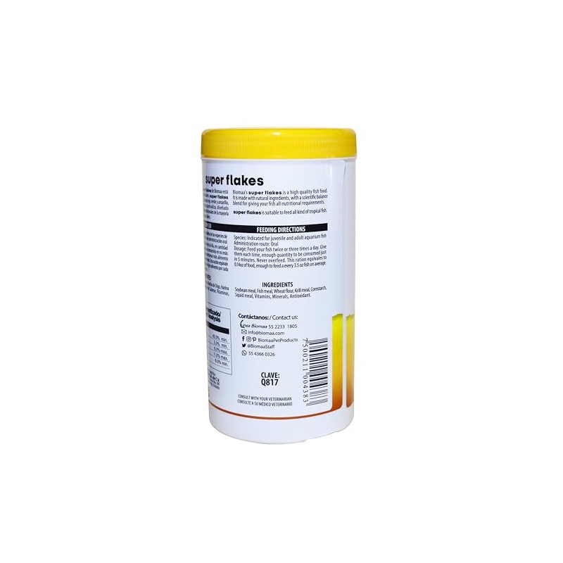 BIOMAA Super Flakes 150g / 5.29 oz, 3 Piezas