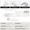 COB LED Strip 6pcs 3.3FT, Self-Adhesive LED Strips, 12V Acoustic