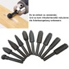Wood Rasp Set Files 10 Pieces Wood Drill Bit Set,