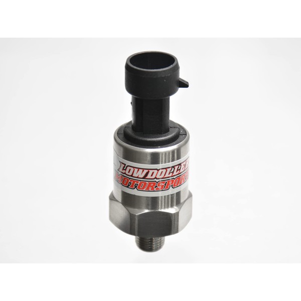 Lowdoller Motorsports 100 PSI Pressure Sensor - Dome/Fuel/Oil/Coolant Pressure PN: 7990100