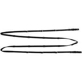 HKM Combination Auxiliary Reins Black One Size