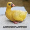 Duck Ornament Resin Weather Resistant Cute Vivid Expression Duck Statues