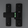 Glow-in-the-Dark Double Lock Security Latch for Doors & Drawers Door Black