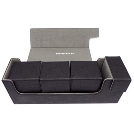 docsmagic.de Premium Magnetic Tray, Long Box, Small, Medium, Large + Flip Boxes - Black Blue Green Red White Yellow Orange Purple