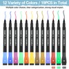 FINEASY Pack of 19 Magnetic Whiteboard Markers, Whiteboard Pens with