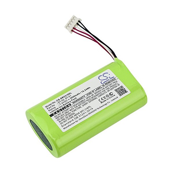Battery Compatible with Sony SRS-X3, SRS-XB2 Part NO ST-01, ST-02
