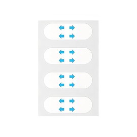 40 Pcs Invisible Face Lift Stickers, Waterproof Face Lift Tape, Instant Makeup Facelifting Patches for Concealing Wrinkles, Double Chins, Sagging Skin (Transparent)