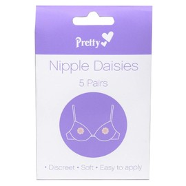 Pretty Under Where Nipple Daisies, Pack of 5