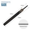 2 Pack Metal File, Small Sharpening File, 6 Inch Flat