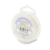 Artistic Wire Plated Tarnish Resistant Colored Copper Craft Wire, Pearl Silver, 26 Gauge / .41 mm, 30 yd / 27.4 m