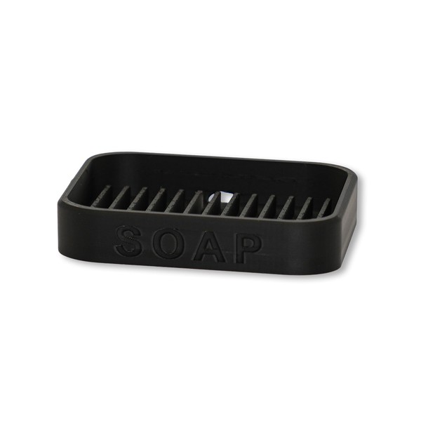 Modern Soap Dish, Bathroom Sink Holder with Drainage, 10.5 x