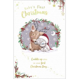 Me To You Bear Baby's First Christmas Christmas Card