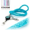 CKB LTD Light Blue Sparkle Lanyard Rhinestone Glitter Crystal Gems