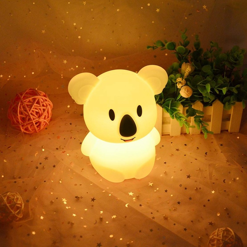 Koala Kids Night Light - LED Bedside Lamp with Brightness