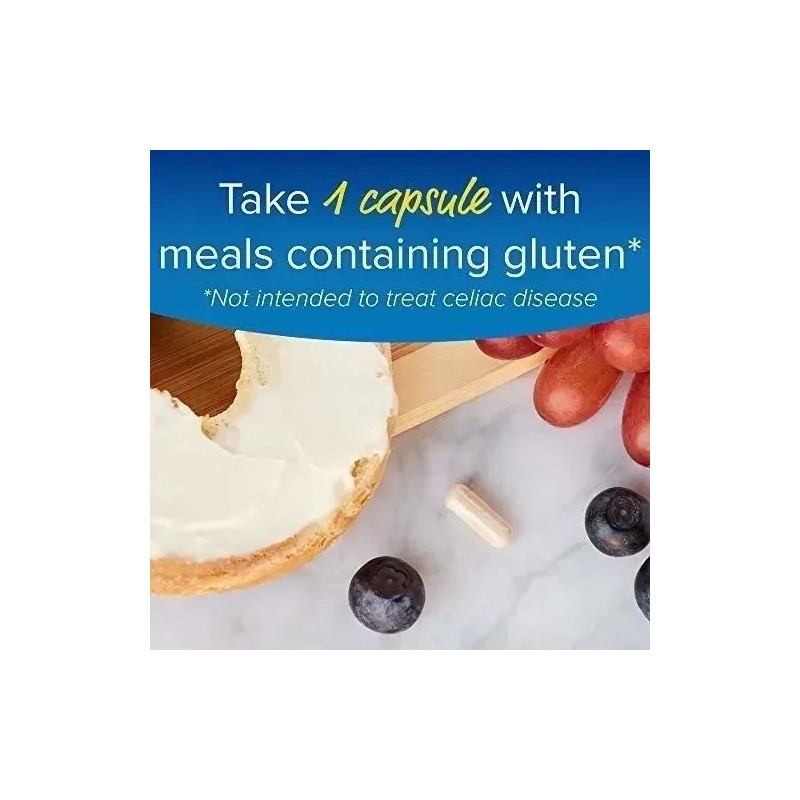 Enzima Glutenease Extra Strength, Enzymedica,30 Cápsulas Sabor Sin Sabor